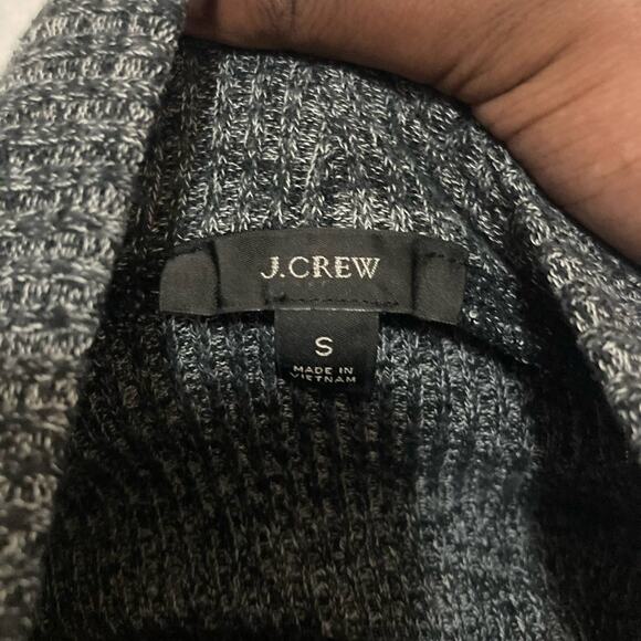 J.Crew Women's Turtleneck in Fine Rib Charcoal Size Medium - Picture 4 of 8